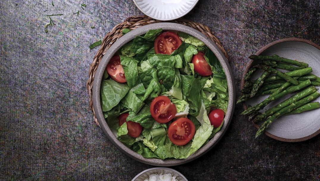 Συνταγή για Πράσινη σαλάτα με σπαράγγια και φέτα από την The cook in you