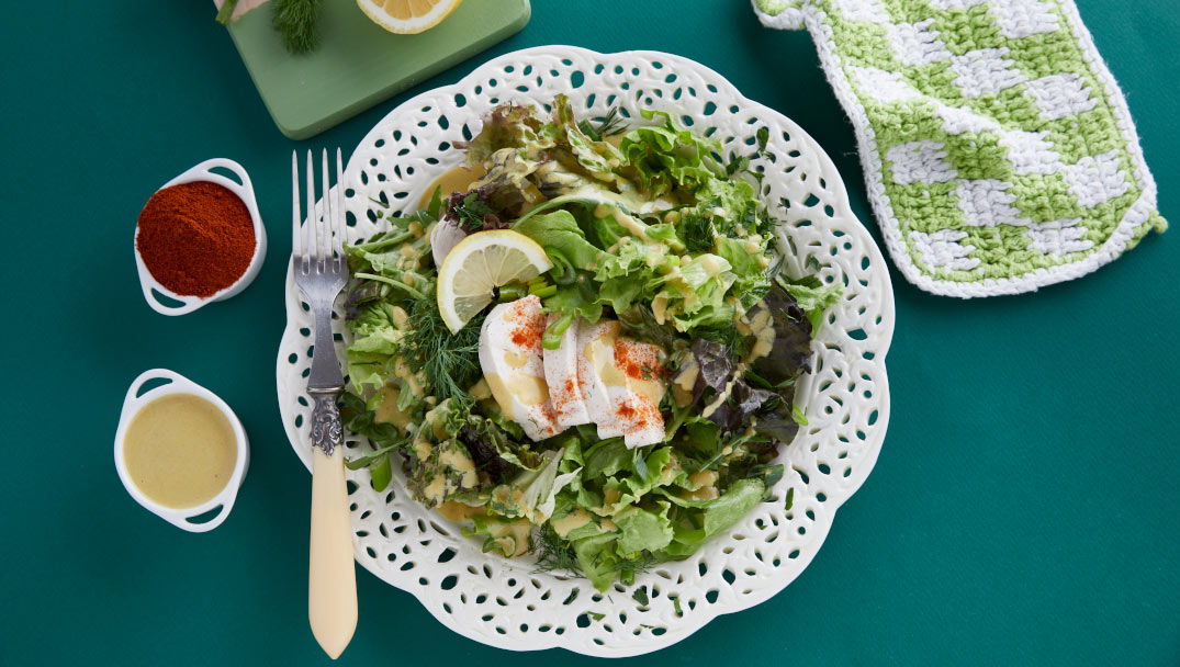 Συνταγή για Κοτοσαλάτα με σως γιαουρτιού από την Ελένη Ψυχούλη