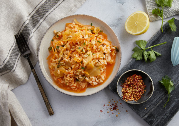 Λαχανόρυζο της Τεμπέλας