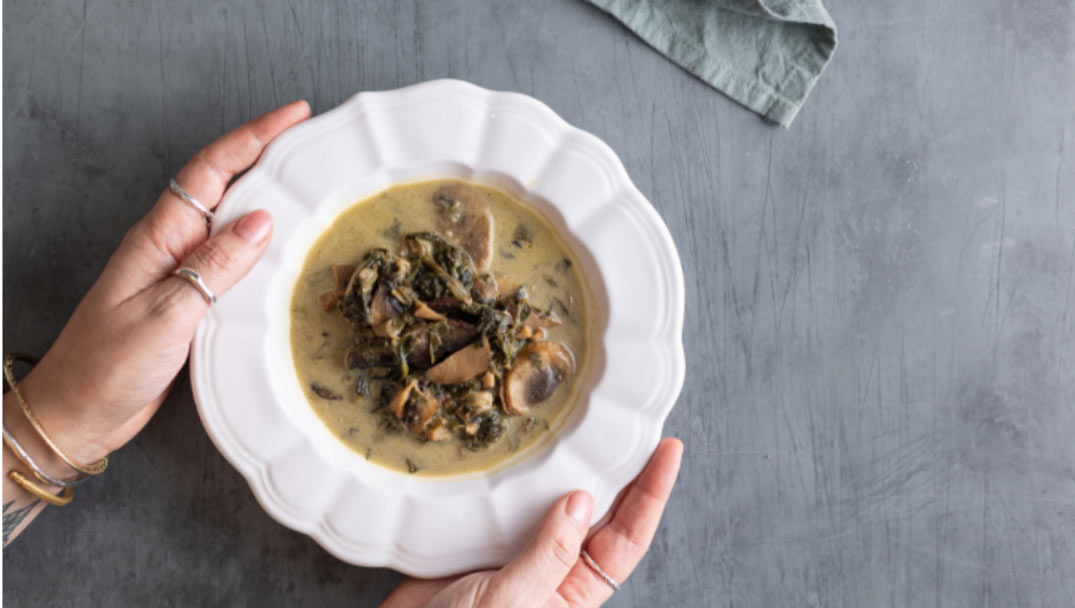 Φρικασέ με μανιτάρια από την madame ginger