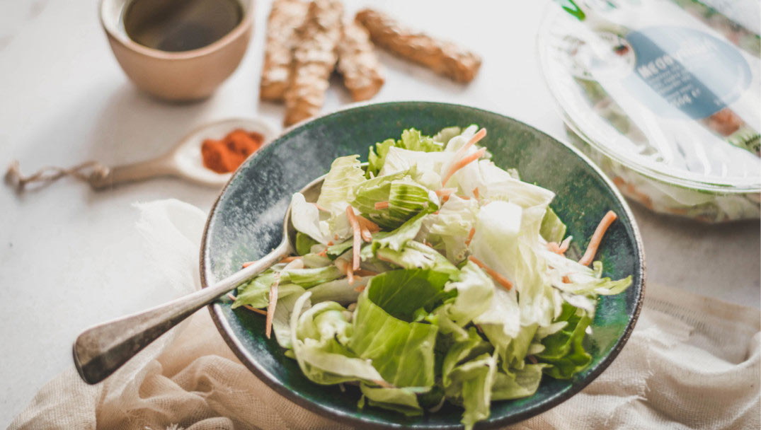 Μεσογειακή με κριτσίνια & βινεγκρέτ μελιού-λεμονιού