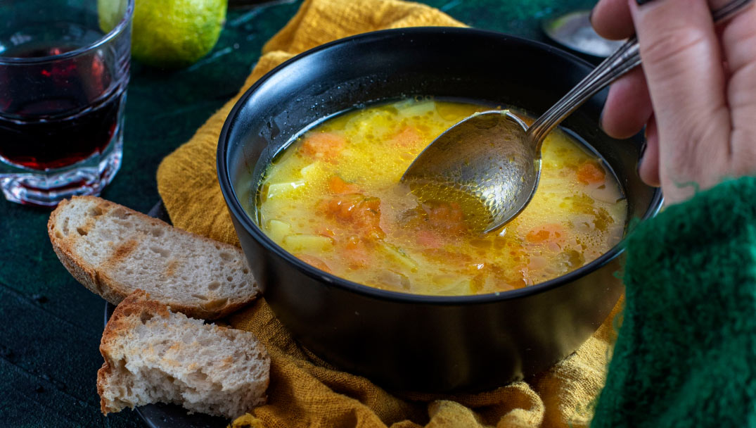 Συνταγή για Χορτόσουπα με ξινόχοντρο