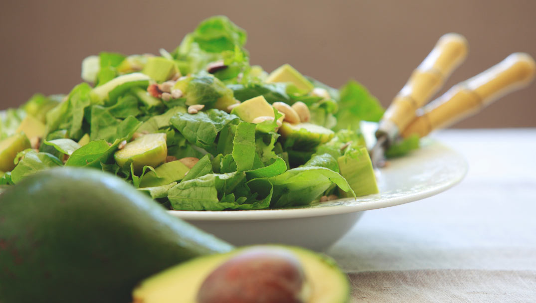 Συνταγή για Πράσινη σαλάτα υπερτροφών