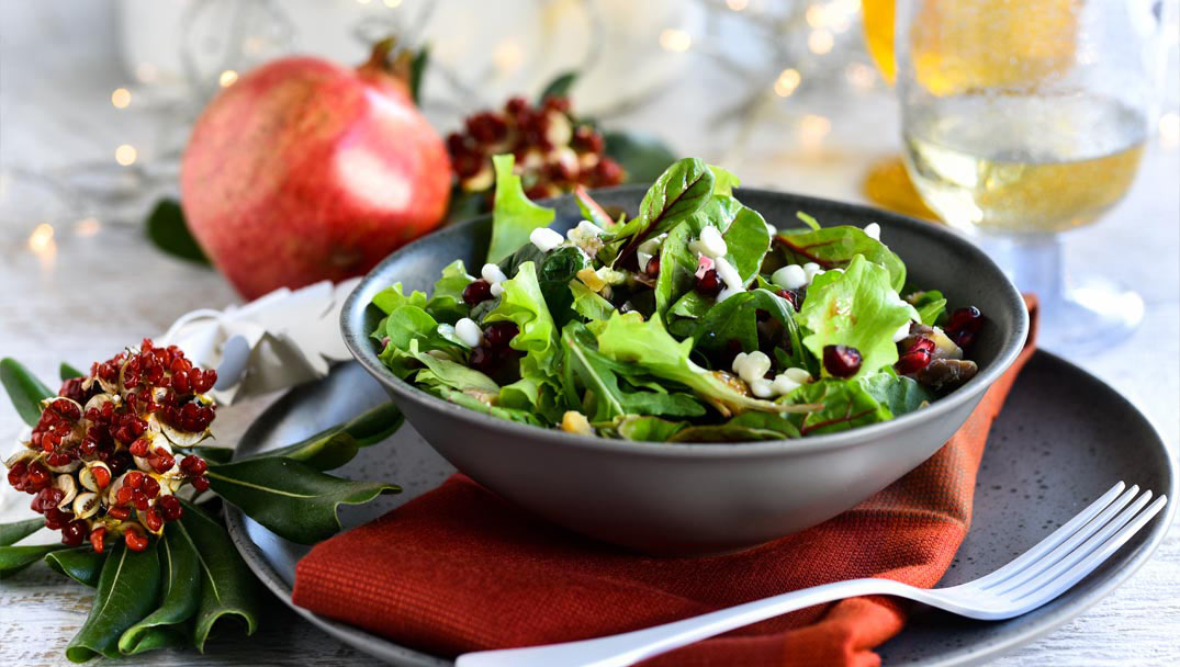 Σαλάτα γιορτινή με ρόδι από τον Αλέξανδρο Παπανδρέου