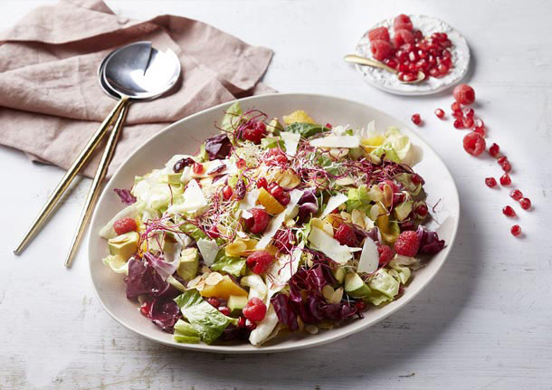 Σαλάτα με βινεγκρέτ πορτοκάλι από την Αργυρώ Μπαρμπαρίγου