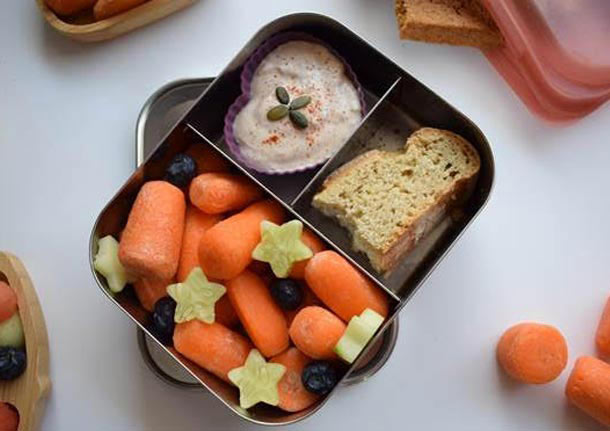 Kαροτάκια στον ατμό με vτιπ gluten free από την Littlehands