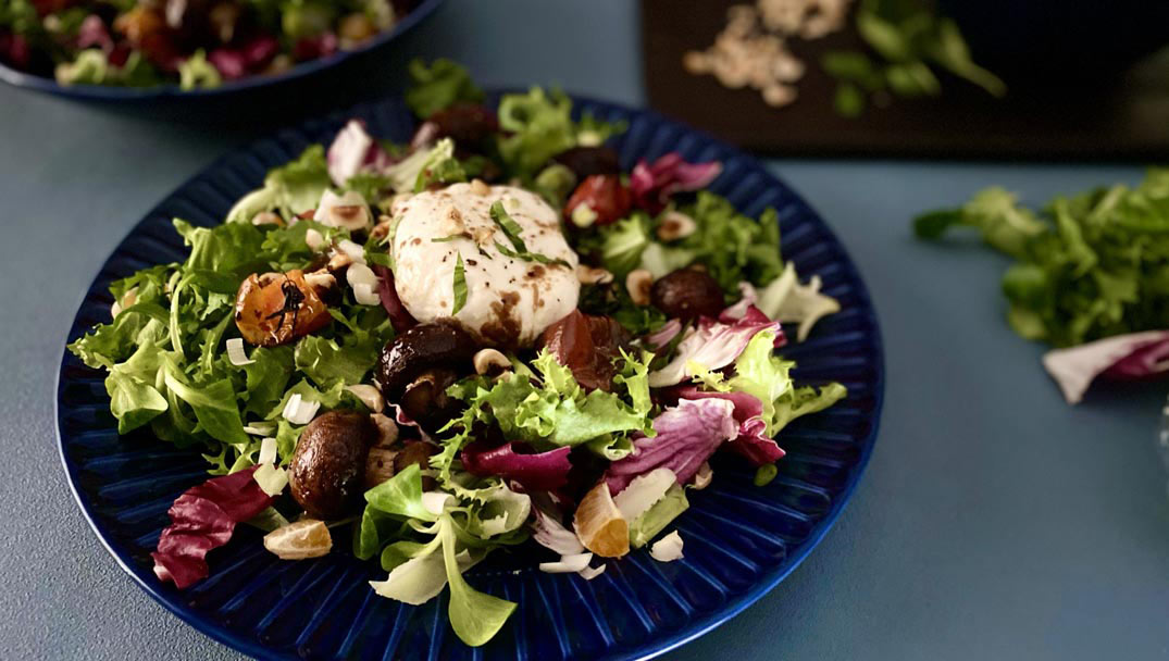 Συνταγή για Σαλάτα Μπουράτα