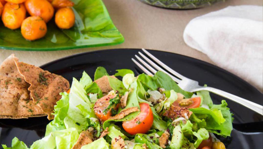 Σαλάτα με Ρεβίθια και Καροτάκια Γλασέ από the Healthy Cook