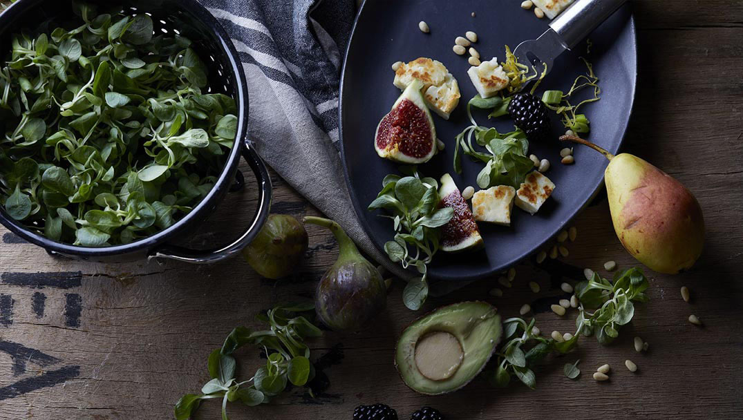 Συνταγή Σαλάτα βαλεριάνα με ανανά