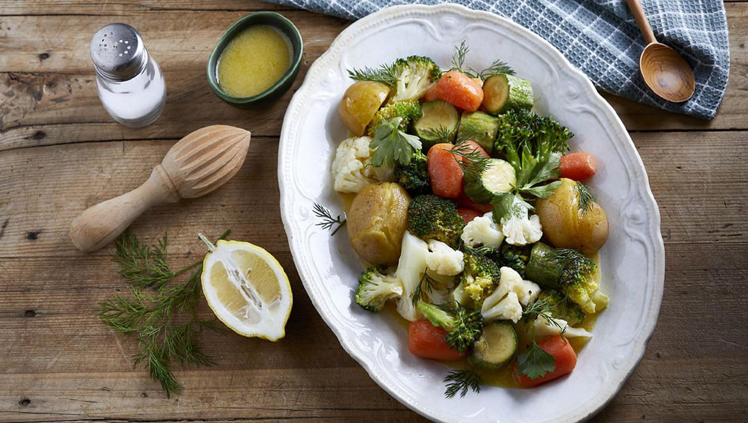 Σαλάτα με βραστά λαχανικά από την Αργυρώ Μπαρμπαρίγου
