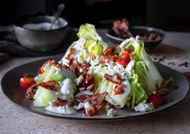 Σαλάτα με μαρούλι iceberg