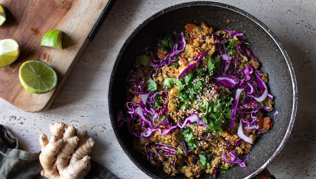 Υλικά για την συνταγή Vegan wraps σε μαρούλι ρομάνα