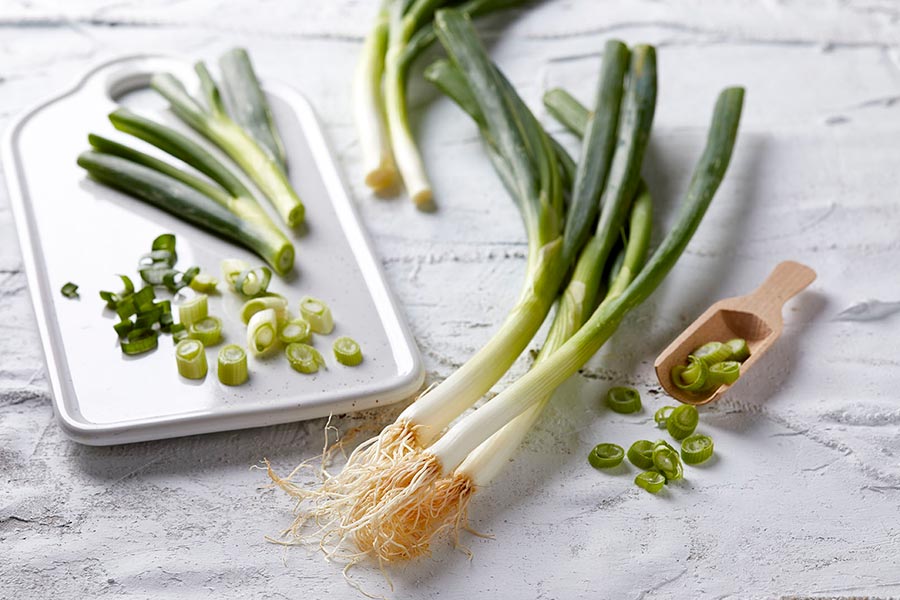 φρέσκα κρεμμυδάκια